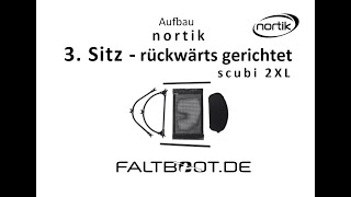 NORTIK SCUBI 2 XL  Installation 3 Sitz rückwärts gerichtet [upl. by Innos]