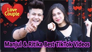 Manjul Khattar amp Rits Badiani Ritika New Tiktok Videos  Manjul amp Ritika Best Couple  Love Couple [upl. by Nodyl542]