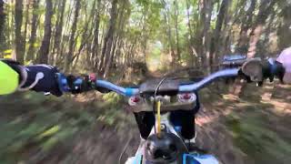 TM MX 144 enduro POV [upl. by Darrick157]