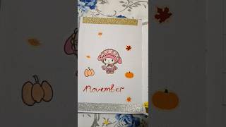 Bullet Journal Spread for November 2024 subscribe preppy cute fall bulletjournalluv fyp viral [upl. by Violette]