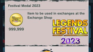 HOW TO GET LEGENDS FESTIVAL MEDALS 2023 EASILY 🔥 3000 FREE CHRONO CRYSTALS Dragon Ball Legends [upl. by Otho]