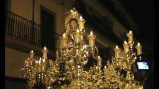 Procesión Guadalupe en Sevilla 2010 Parada en el Convento de Santa Angela de la Cruz [upl. by Paddie]