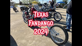 Texas Fandango 2024  Fredericksburg TX  Choppers and Vintage Motorcycle Show [upl. by Rollet693]