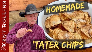 Homemade Potato Chips  How to Make Crispy Potato Chips [upl. by Notsirt]