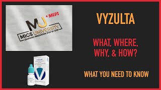 MIGS  MEDS University Video What can VYZULTA® do for glaucoma patients [upl. by Aztinay]