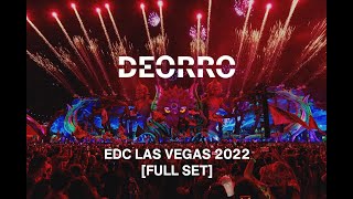 Deorro  EDC Las Vegas 2022  Kinetic Field Full Set [upl. by Genny]