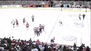 Niklas Kronwall hit on Jakub Voracek 362012 [upl. by Eicart]