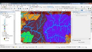 Délimitation des bassins versants et reclassification automatique des cours deau sur ArcGIS [upl. by Shandra]