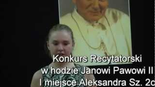 quotDo sosny polskiejquot wiersz Jana Pawała II [upl. by Gonick]