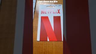 Profitez de Netflix Premium pendant 1 mois netflix streaming [upl. by Iatnwahs]