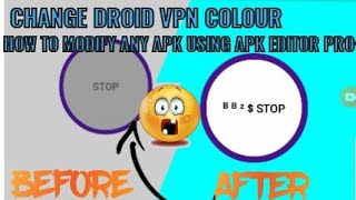 HOW TO MODIFY DROID VPNANY APK MODIFYCHANGE APPEARENCE [upl. by Aisetra]