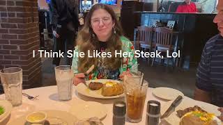 The Chop House Sevierville A Steak Lovers Paradise Watch Her Reaction Lol [upl. by Leachim]