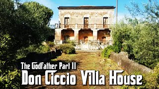 Don Ciccio Villa House Sicily  The Godfather  The Corleone Restoration [upl. by Xxam]