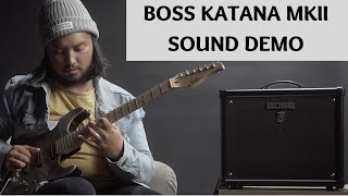 Boss Katana 50 MkII  Sound Demo [upl. by Assilram489]