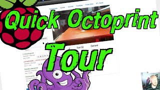 Quick Tour of the Octoprint Web Interface [upl. by Greenwell831]