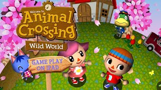 Playing Animal Crossing Wild World Nintendo DS on my Ipad 🏝 🎣🍎 [upl. by Blau]