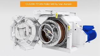 CU1200 Titan Pellet Mill by Van Aarsen [upl. by Erodroeht]