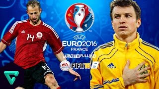 Albania vs Ukraine  Round of 16  UEFA Euro 2016 Simulation  FIFA 16 [upl. by Jaynes]