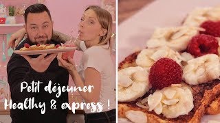 ♡• RECETTE PETIT DEJEUNER HEALTHY EN COUPLE  LES NINOUS •♡ [upl. by Stochmal]