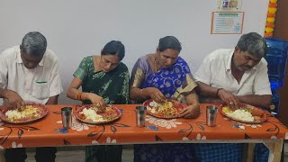 SRI YATHISHWARA NITYANNADANA SATRAM  FREE SOUTH INDIAN FOOD  VARANASI  TELUG VLOG hyderabad [upl. by Nylodnarb570]