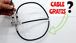 NO PAGUES DEMAS ANTENA PARA CABLE GRATIS te contamos LA VERDAD [upl. by Assiar903]