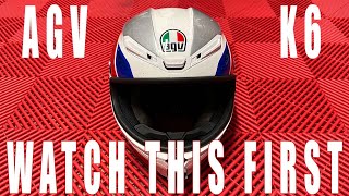 Watch This Before You Buy an AGV K6 Motorcycle Helmet [upl. by Krasner]