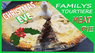 Family Tourtiere Christmas Meat Pie French Canadian Recipe [upl. by Schreib]