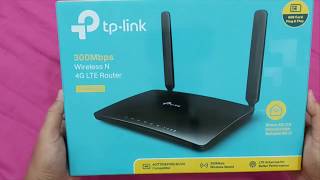 Unboxing TPlink 300Mbps Wireless N 4G LTE Router TLMR6400 Tagalog [upl. by Brok]