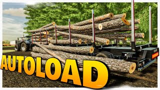 TIMBER AUTOLOADER  The BIGGEST Trailer Ive Ever Seen  Farming Simulator 22 Gameplay [upl. by Solokin384]