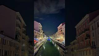 Canaletto  A Meal with a Beautiful View at Naviglio italy milan italianfood naviglimilano [upl. by Anglim]