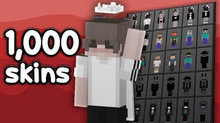 ✅ 1000 cosmetics skin pack 🔥 MCPEMCBE 121 WORKS ON HIVE [upl. by Acquah335]