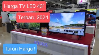 Harga TV LED 43 Inch Terbaru 2024 [upl. by Ahsenauj]