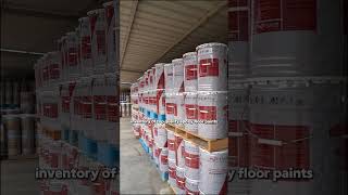 Explore Our Massive Epoxy Floor Paint Warehouse epoxyfloor epoxycoating epoxy factory [upl. by Trevethick621]