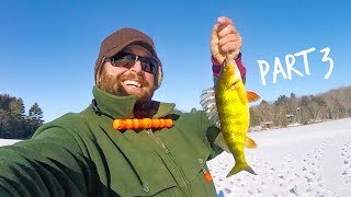 OUR BEST DAY ICE FISHING 2017 PART 3 Damariscotta Lake Maine [upl. by Keefer]