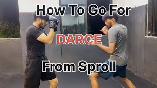 HOW TO GO FOR DARCE FROM SPROLL  HOW TO DO SPROLL  mma wrestling bjj strike [upl. by Dianna]