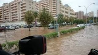 Floods in Benidorm yesterday 3rd November [upl. by Helbonia]