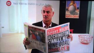 Robbie Fowler Steve McManaman amp Ian Rush do Sport Relief Classic Accrington Stanley Advert [upl. by Jaimie]