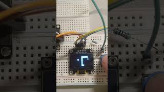 Snake game with Arduino [upl. by Ninel]