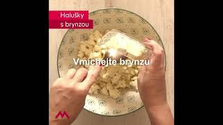 Videorecept brynzové halušky [upl. by Jr673]