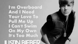 Justin BieberOverboard featuring Jessica Jarrell with lyrics [upl. by Enaed]