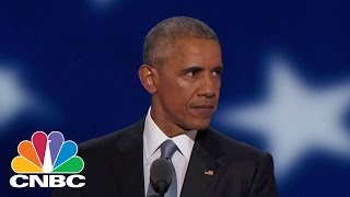 Barack Obamas Powerful Challenge To The DNC Yes We Can  CNBC [upl. by Gerardo927]