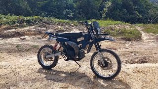 Yamaha ss110 convert scrambler cubcross [upl. by Kerr]