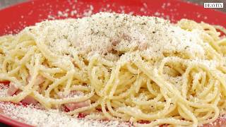 Recette Facile Spaghetti  Carbonara  Pâtes à la carbonara [upl. by Namyaw]