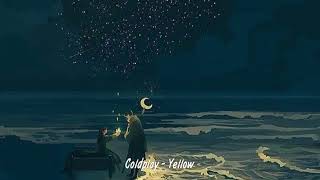 Coldplay  Yellow  Slowed amp Reverb [upl. by Airrehs524]