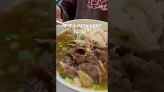 SPECIAL PHO WITH BEEF amp OXTAIL foodie pho youtubeshorts oxtailsoup [upl. by Oigolue]