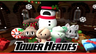 Wafers Presents WEEKLY Challenge Quest Christmas Tower Heroes Roblox [upl. by Anaul]