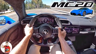 The 2022 Maserati MC20 is the Suave Kid in Class POV Drive Review [upl. by Ethelbert]