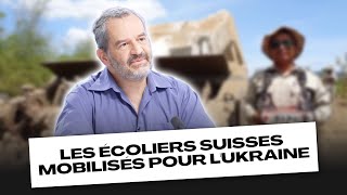 Des écoliers suisses mobilisés pour lUkraine [upl. by Ehman]