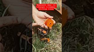 How to Replace String Trimmer Edger Line youtubeshorts shortvideo WORX trimmer  shorts [upl. by Clarabelle217]