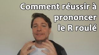 Comment prononcer le R roulé [upl. by Laucsap514]